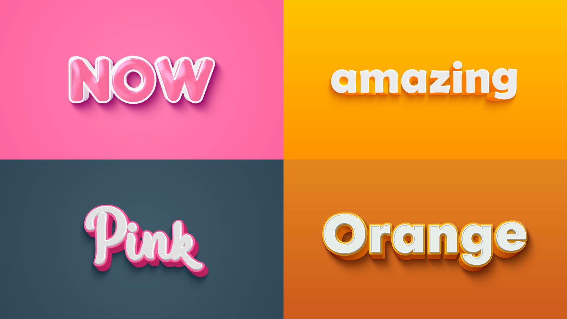 Modern Gradient Text Style