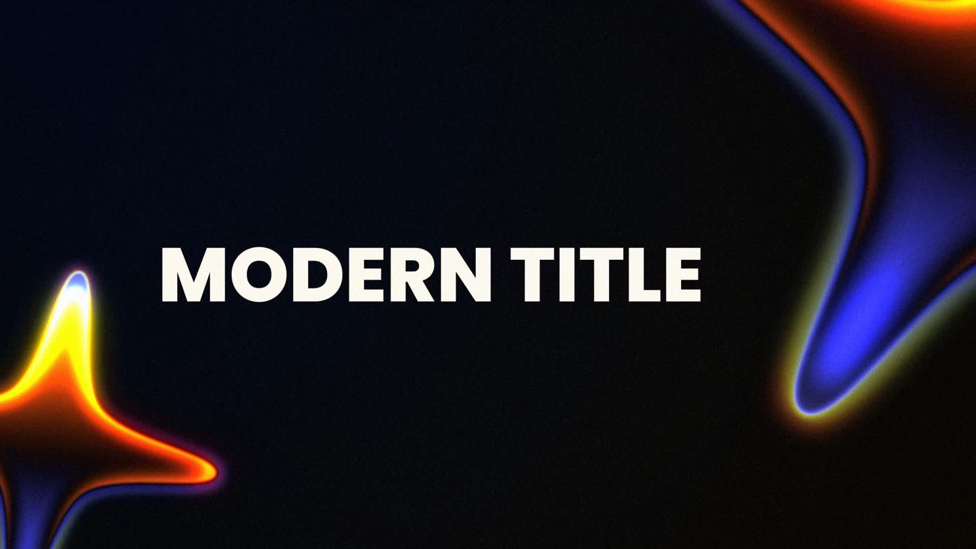Modern Heat Gradient Title Card