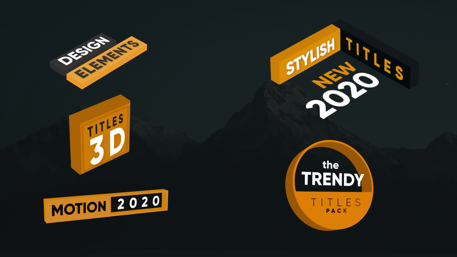Modern Isometric Titles
