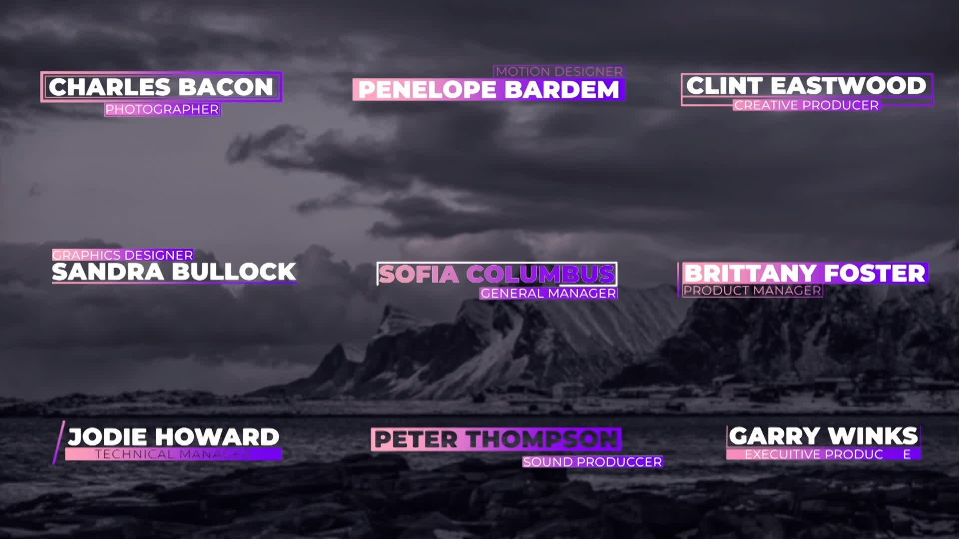 Modern Lower Thirds