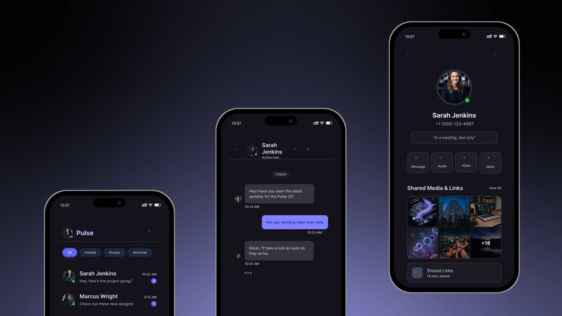 Modern Mobile App Promo with Dynamic Layouts