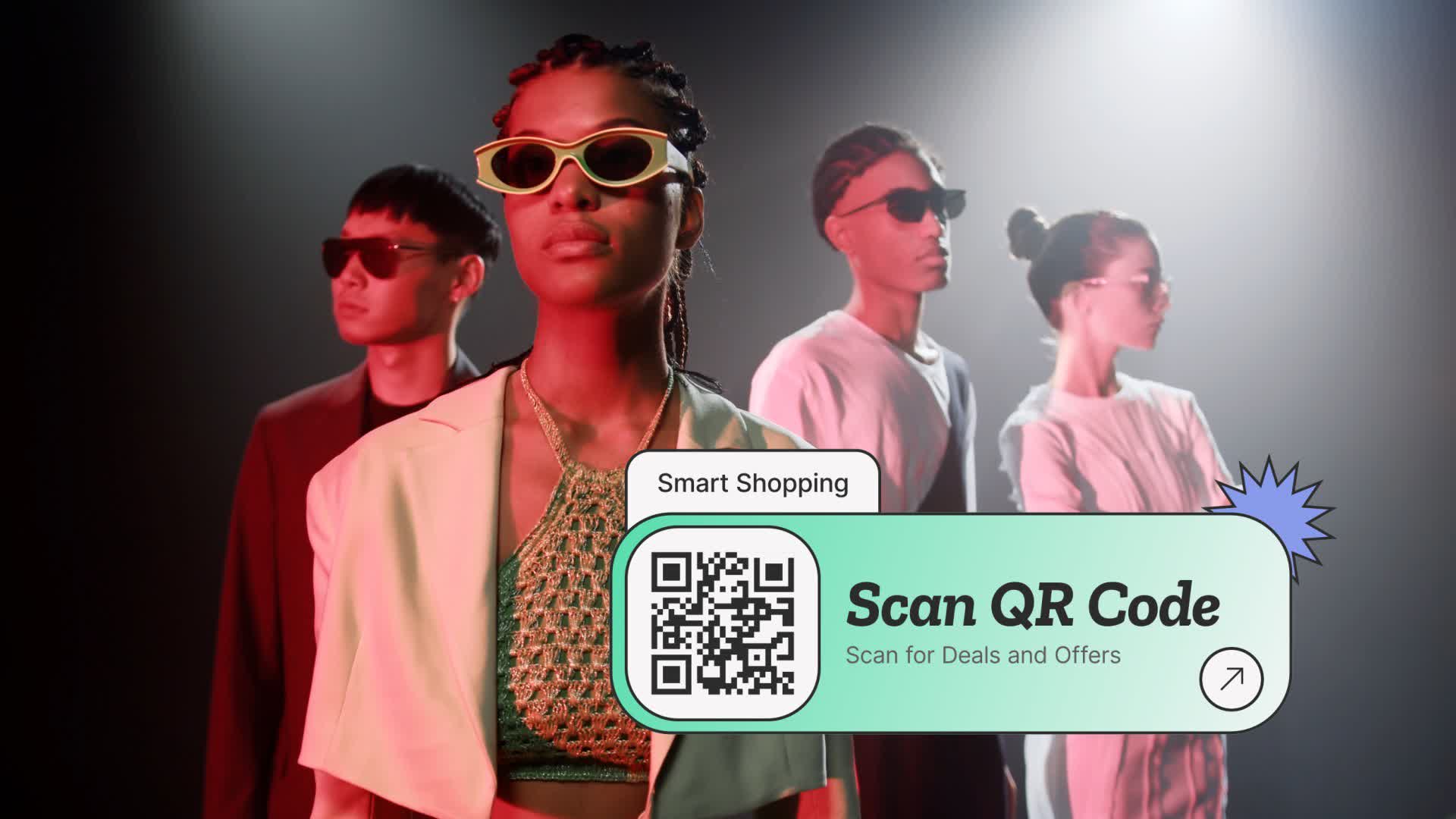 Modern QR Code Titles