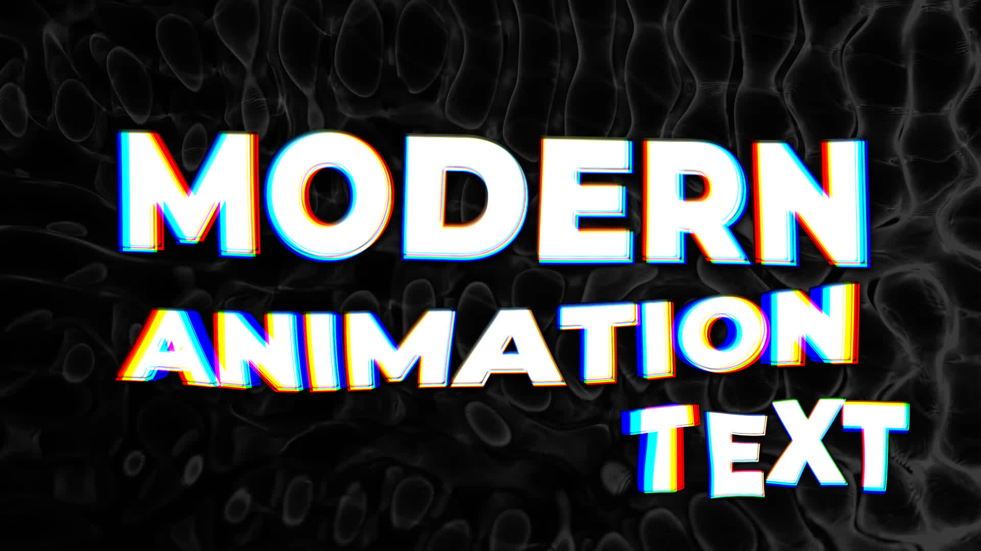 Modern RGB Text Animation