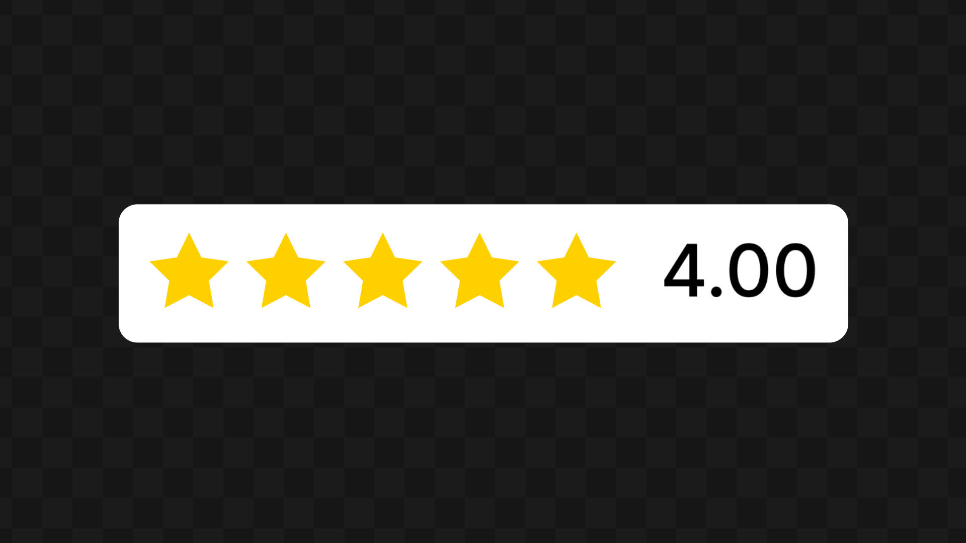 Modern Rating Stars