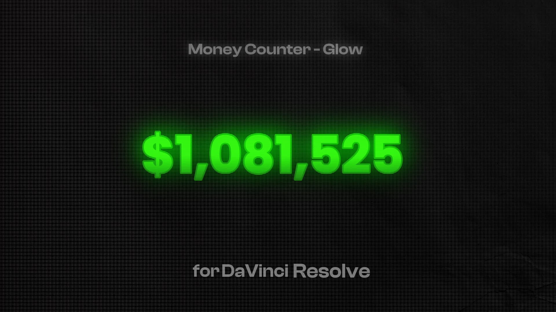 Money Counter - Glow