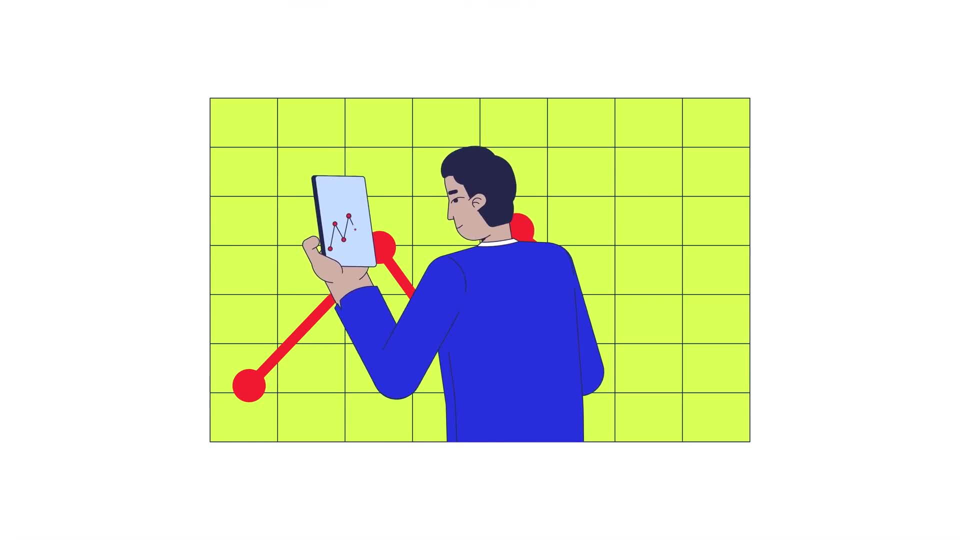 Monitoring Sales Growth 2D Animation