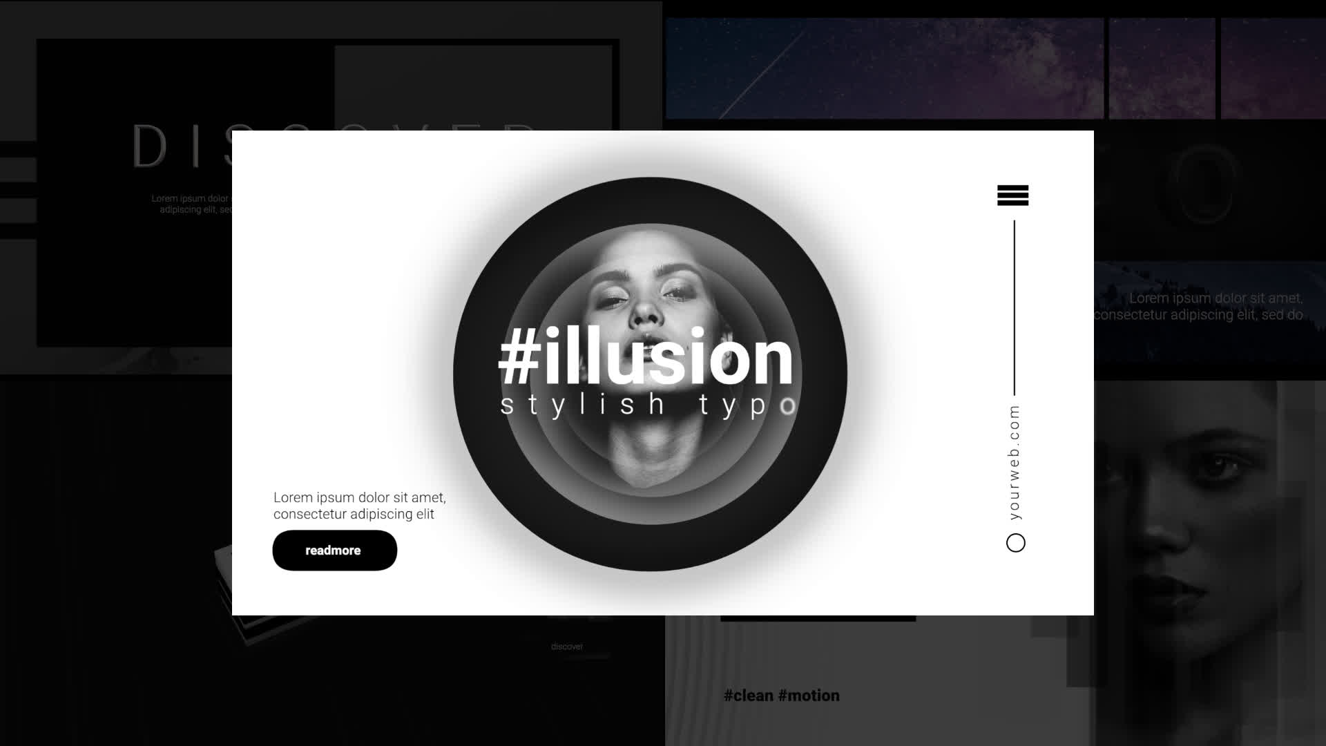 Monochrome Creative Slides