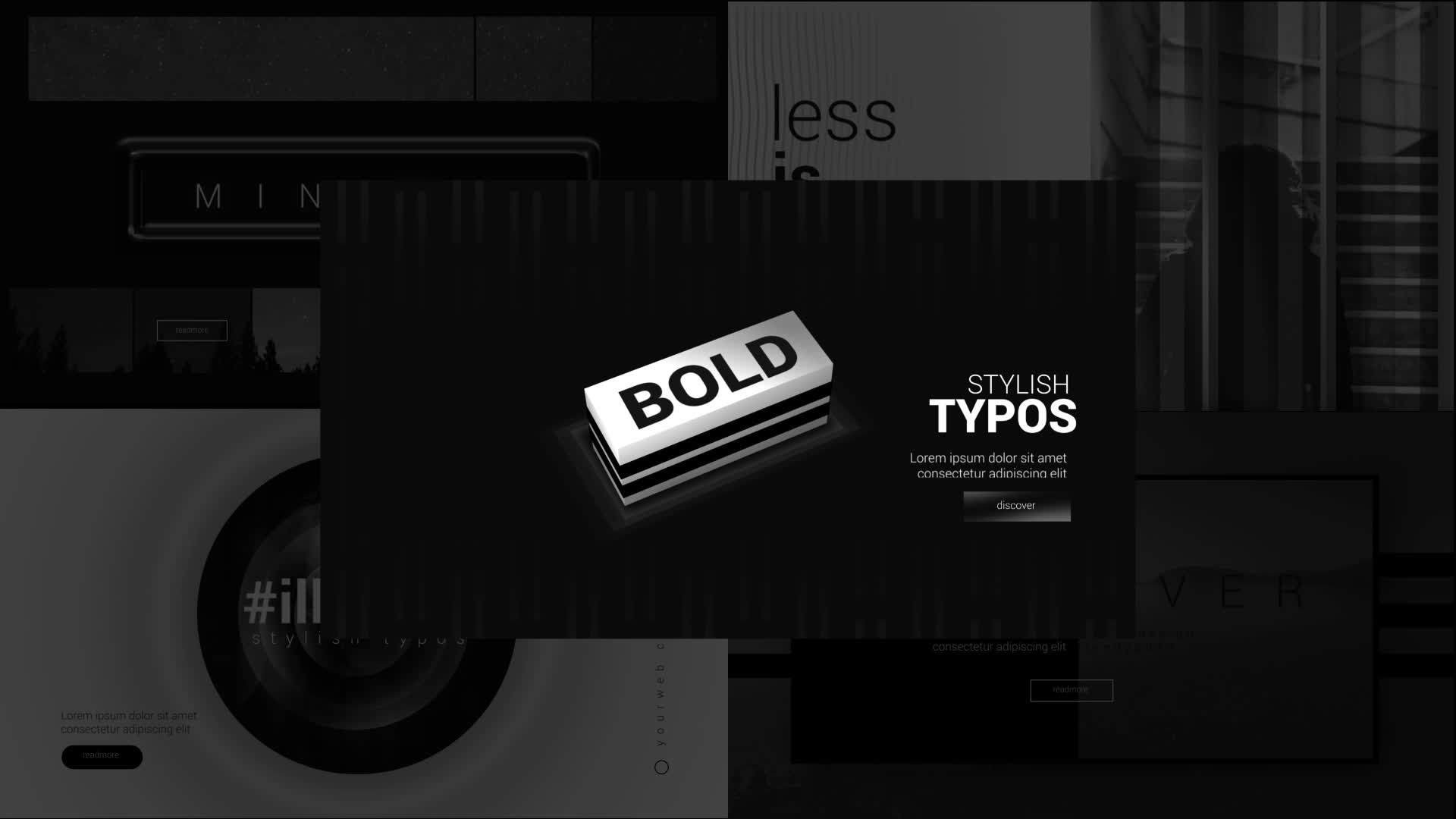 Monochrome Creative Slideshow