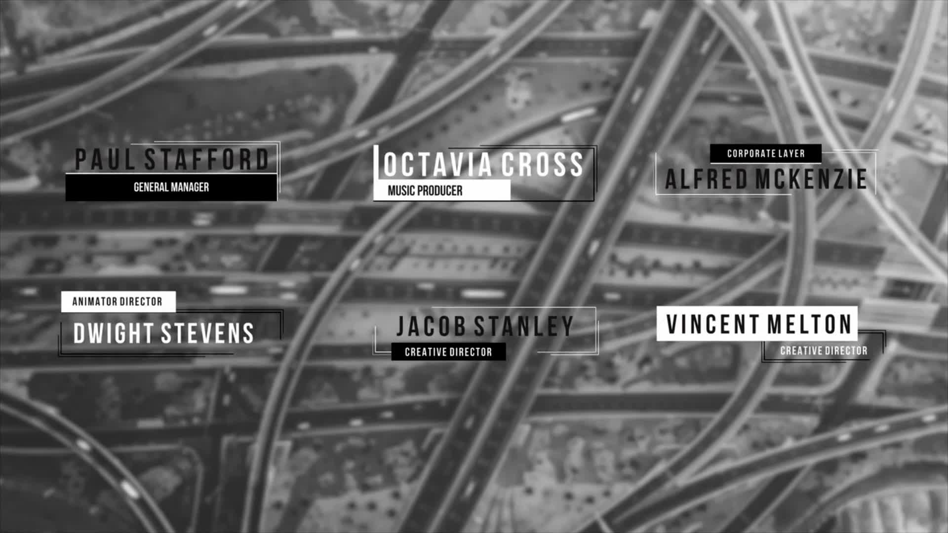 Monochrome Lower Thirds