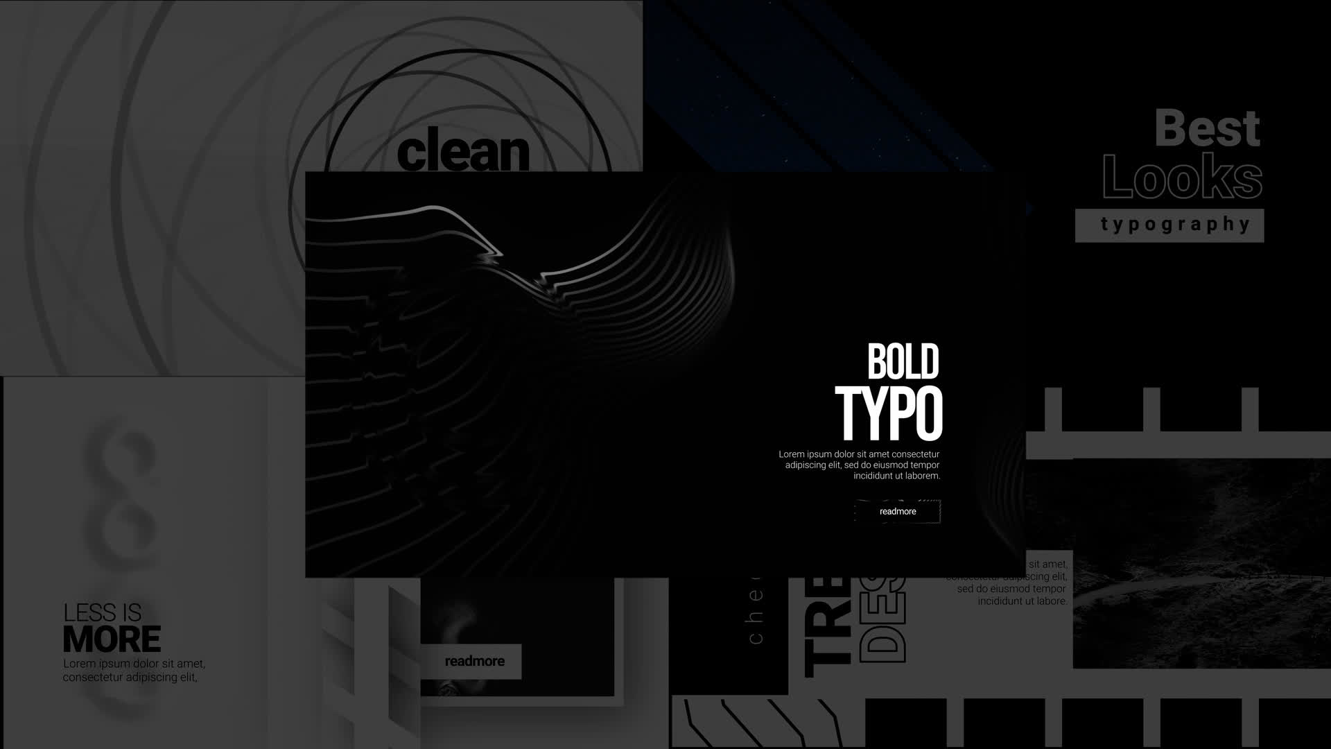 Monochrome Typography Pack