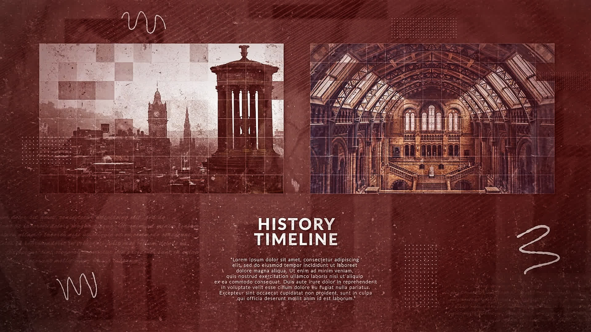 Mosaic Effect History Slideshow