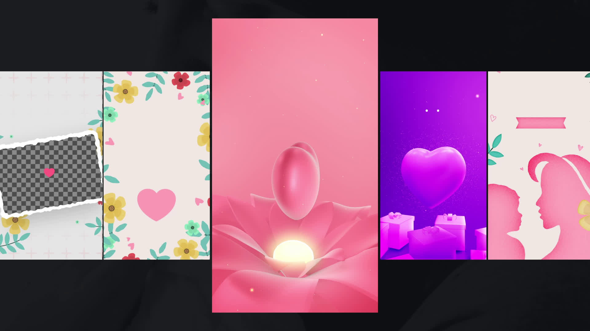 Mother's Day Vertical Backgrounds