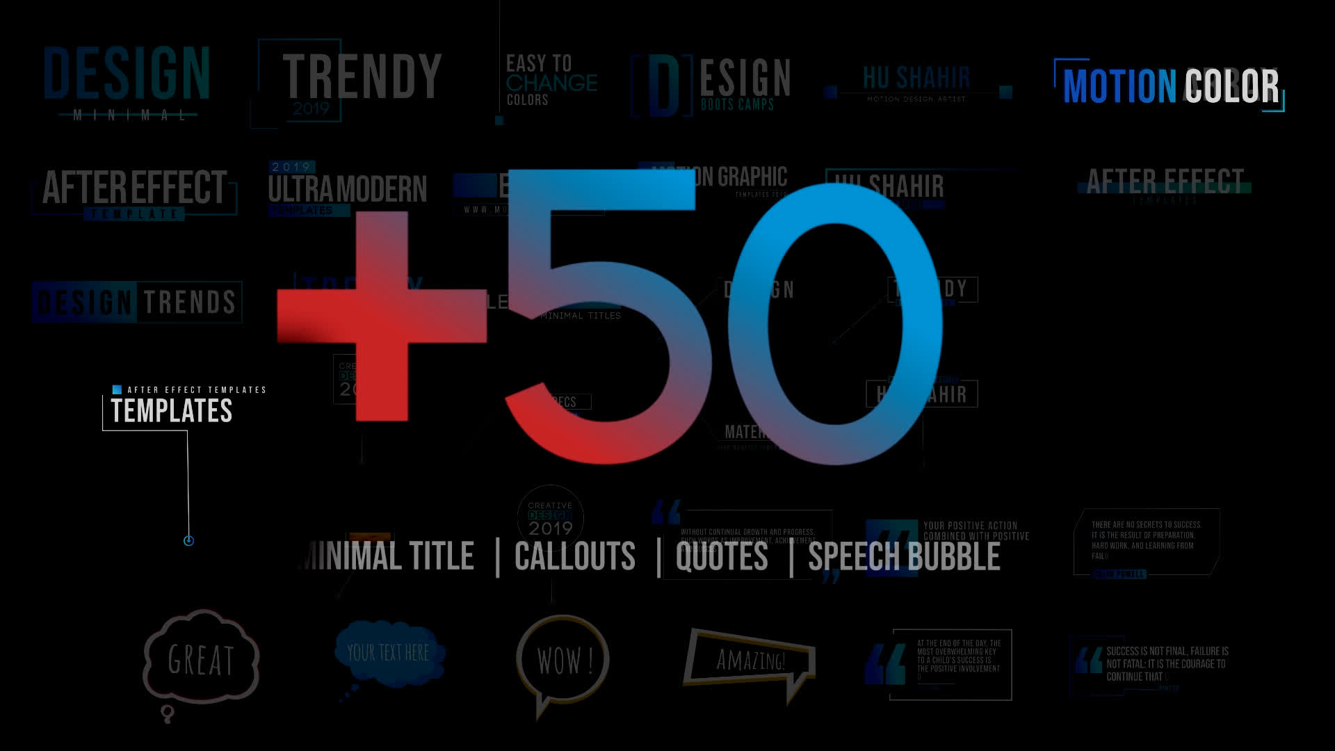 Motion Titles Essential Pack