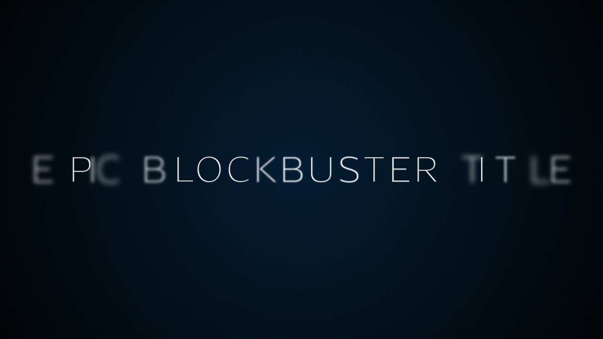 Movie Trailer Flare Cinematic