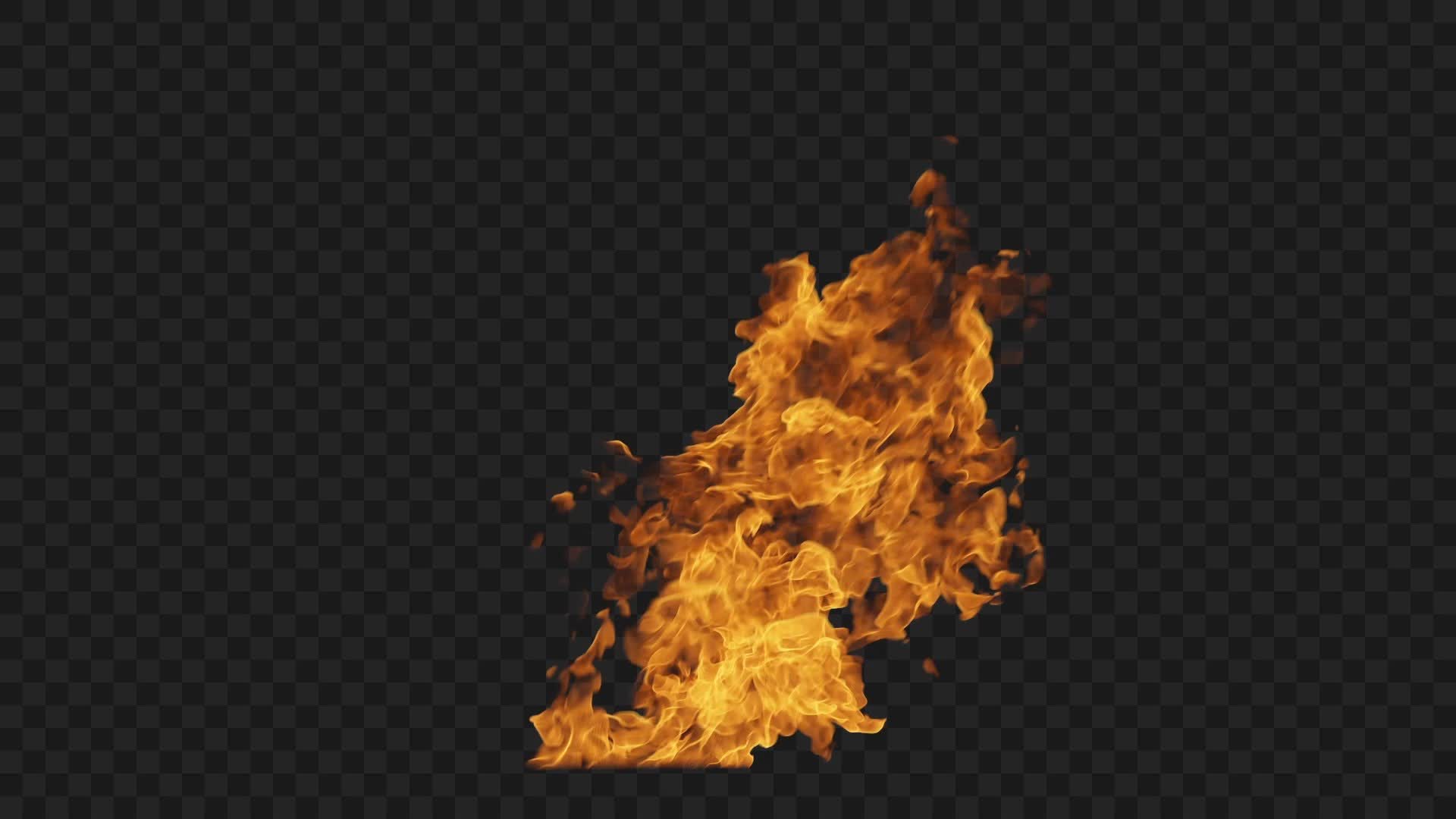 Movie Window Fire VFX on Alpha