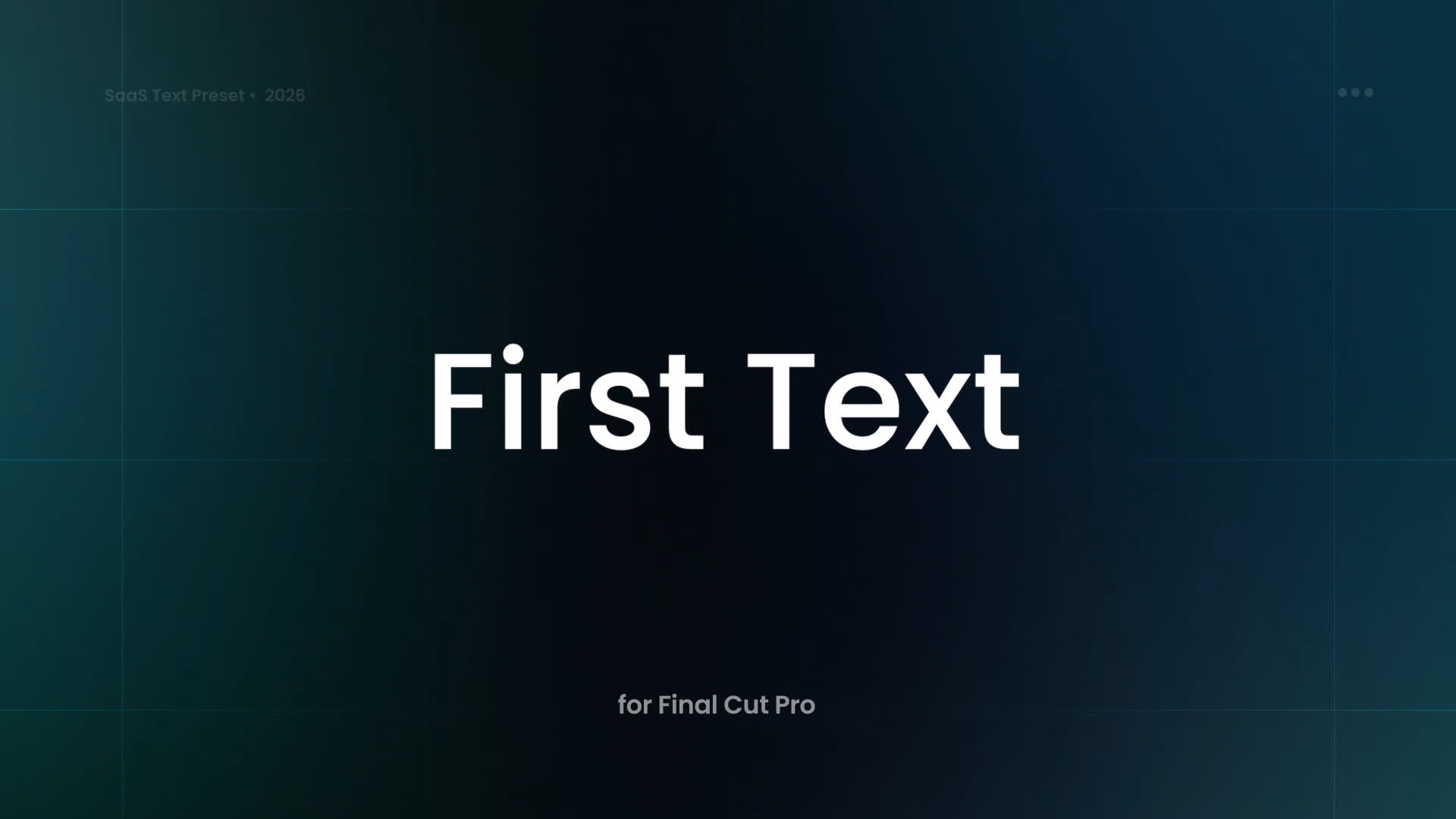 Multi Line Text Preset