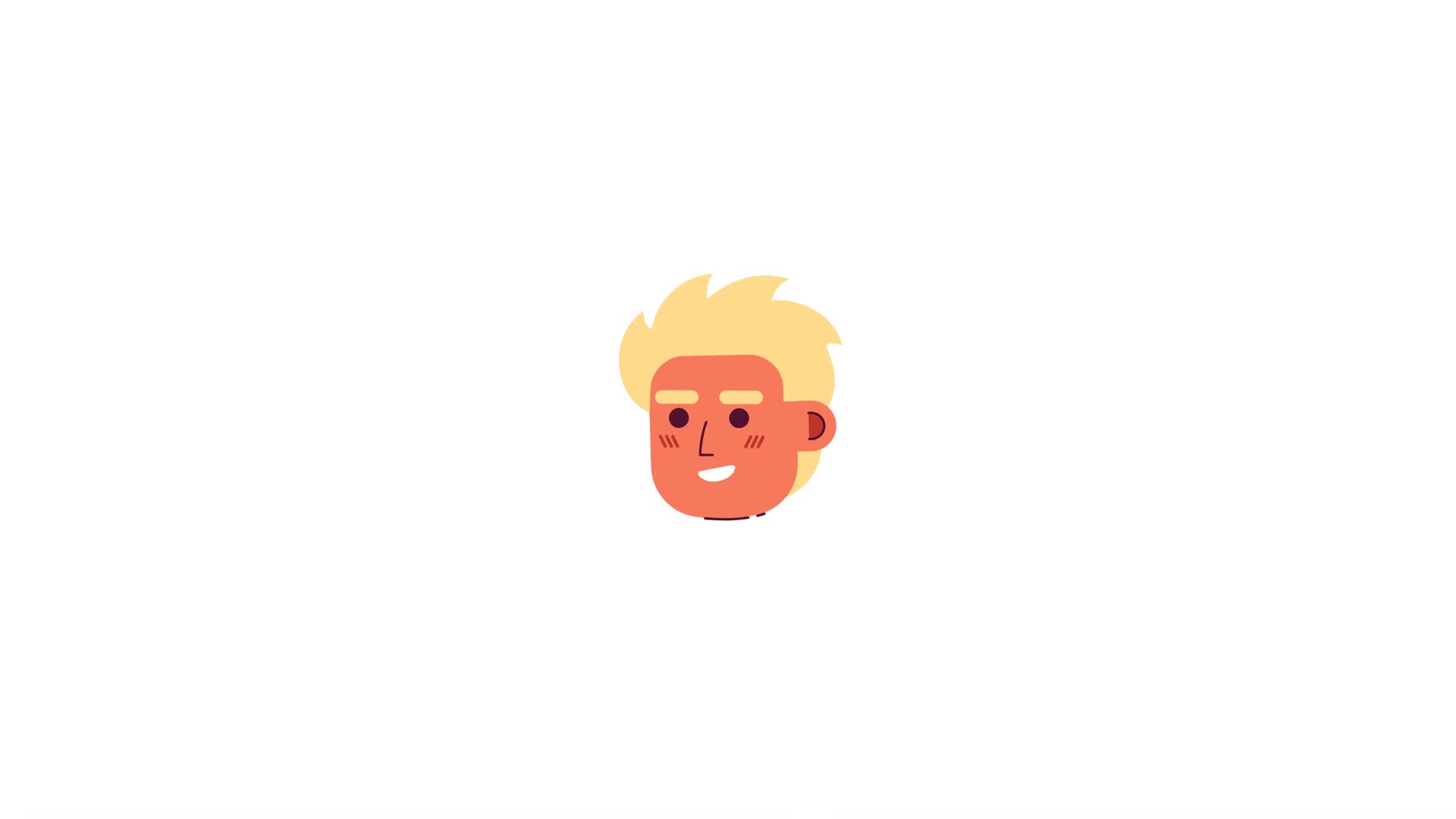 Multicultural coworkers 2D avatar icons 