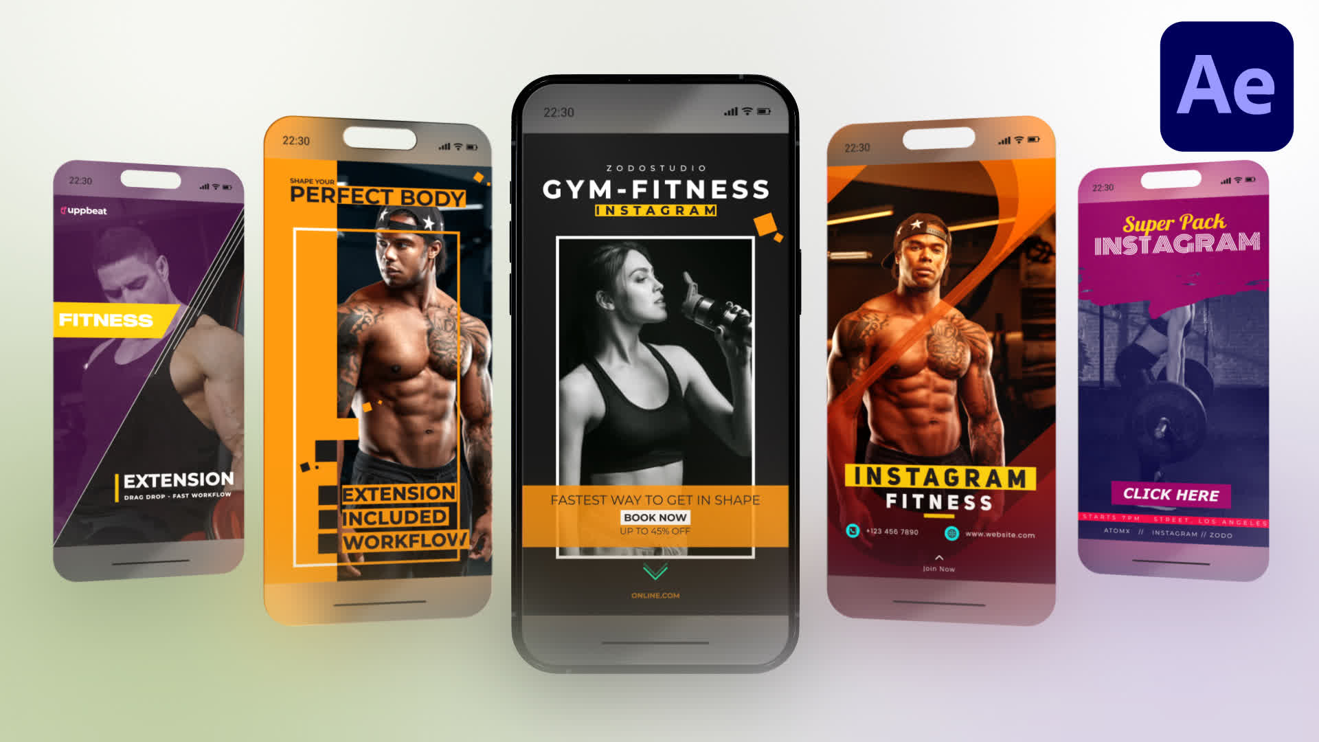 Muscle Mode Instagram Stories