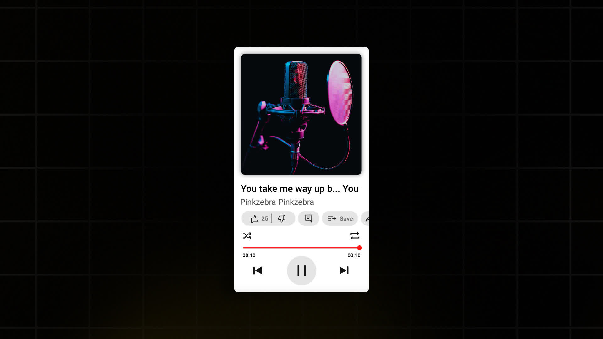 Music App Screen Animation