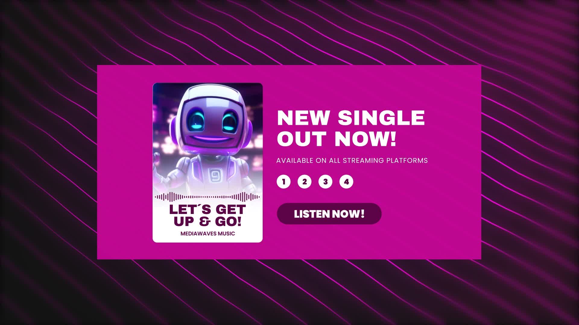 Music Streaming Promo Template