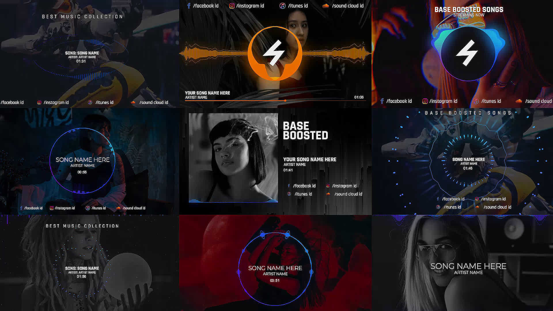 Music Visualizer Template