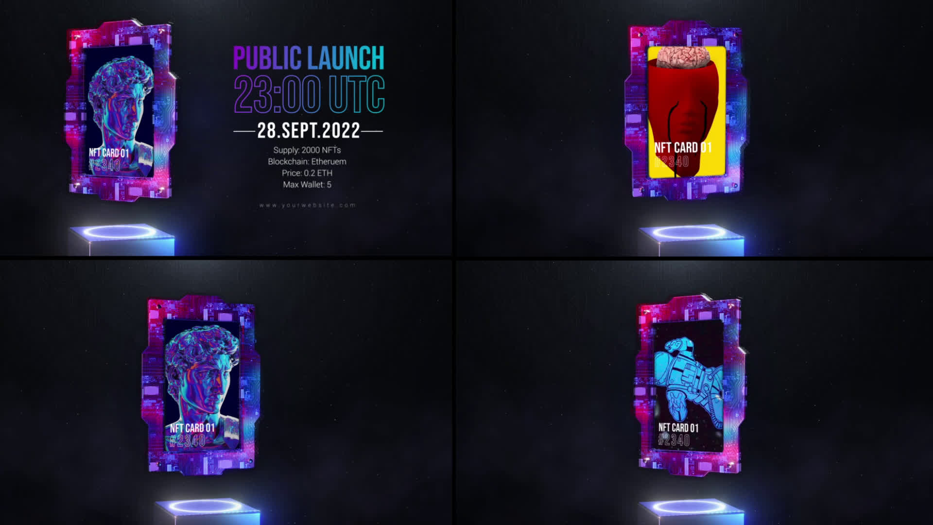 NFT Unique Card Elements