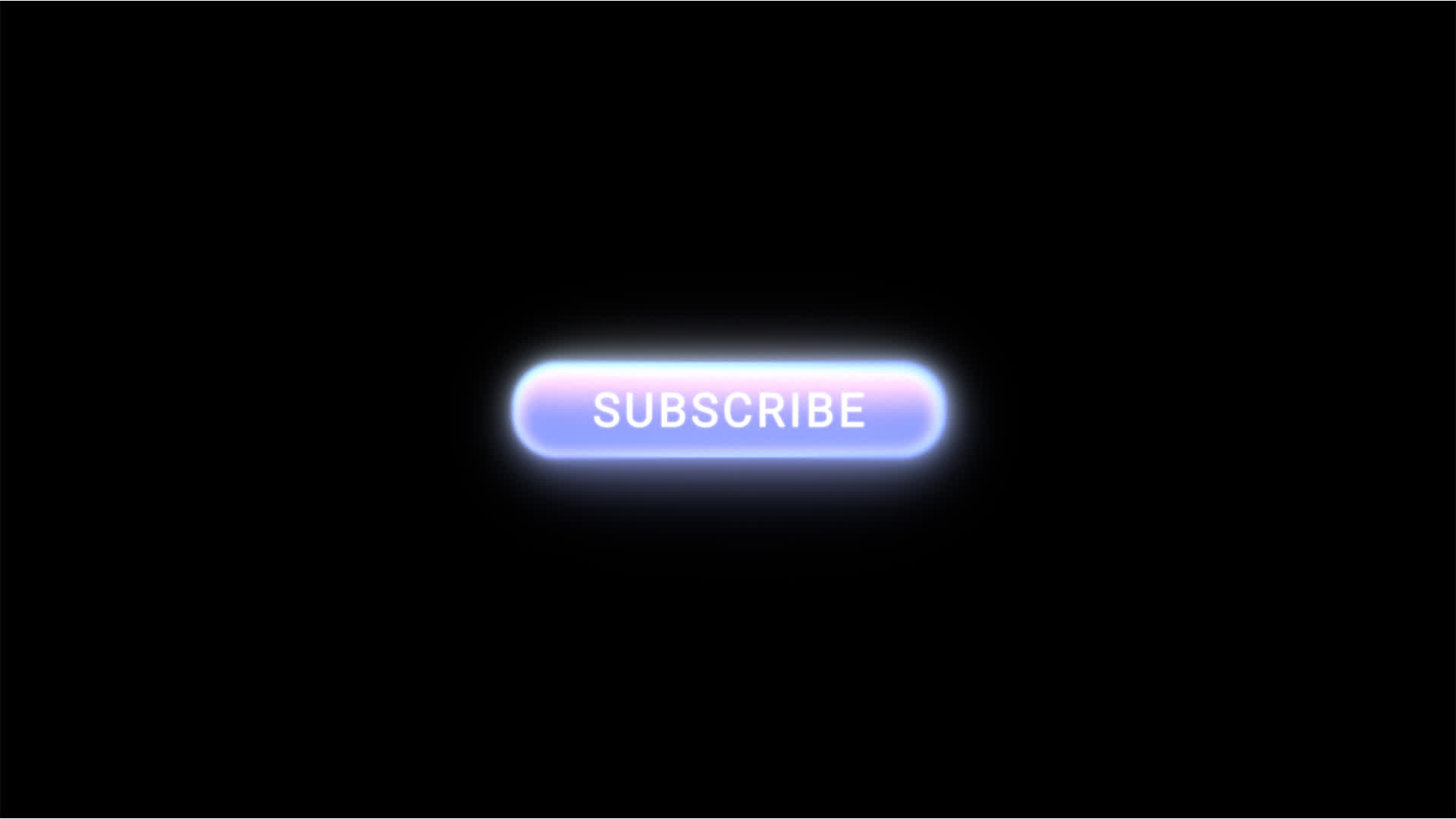 Neon Blue Gradient Subscribe Button