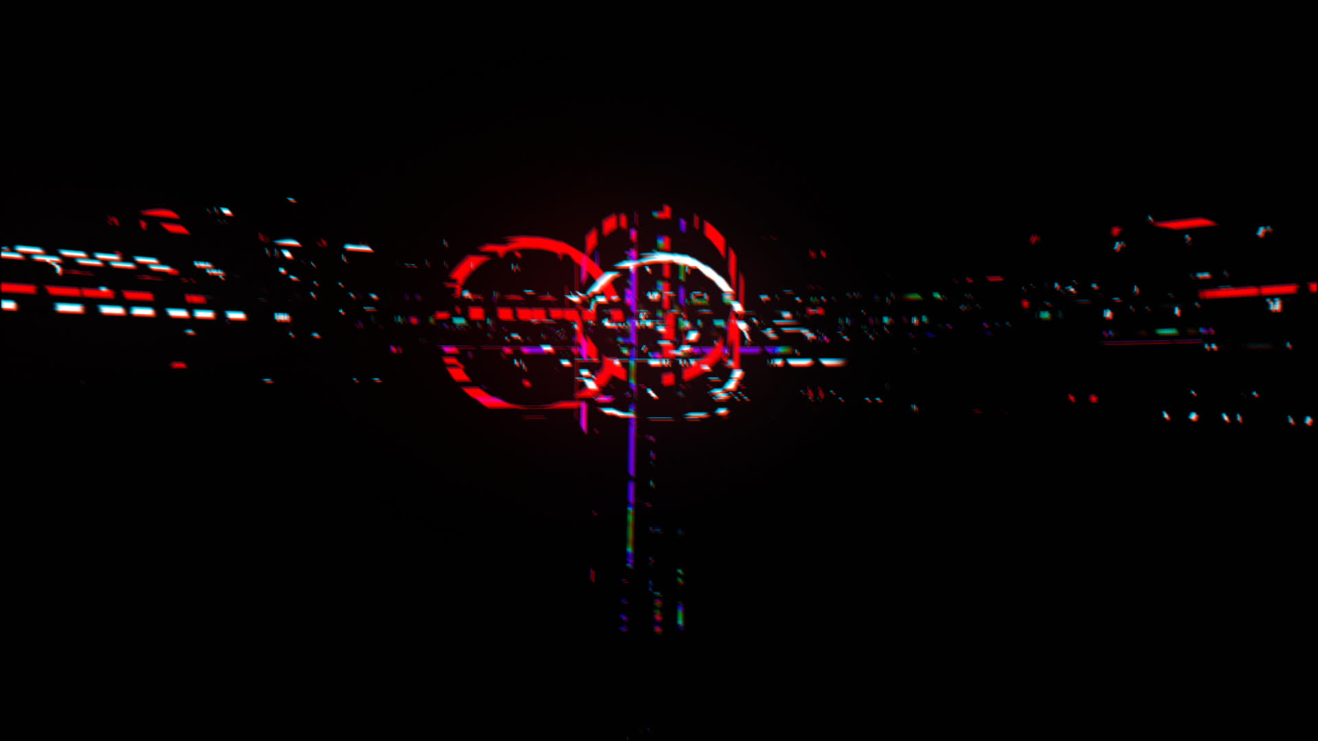 Neon Glitch Logo