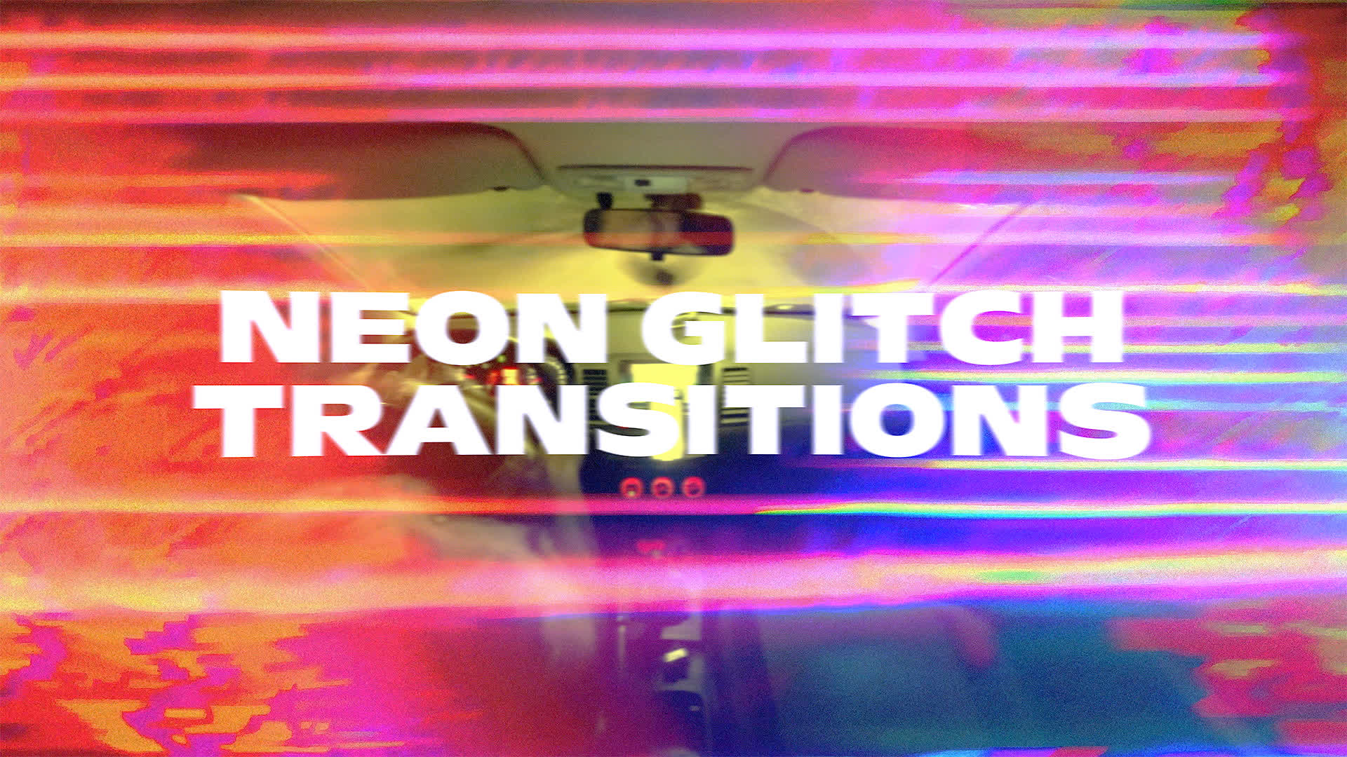 Neon Glitch Transitions