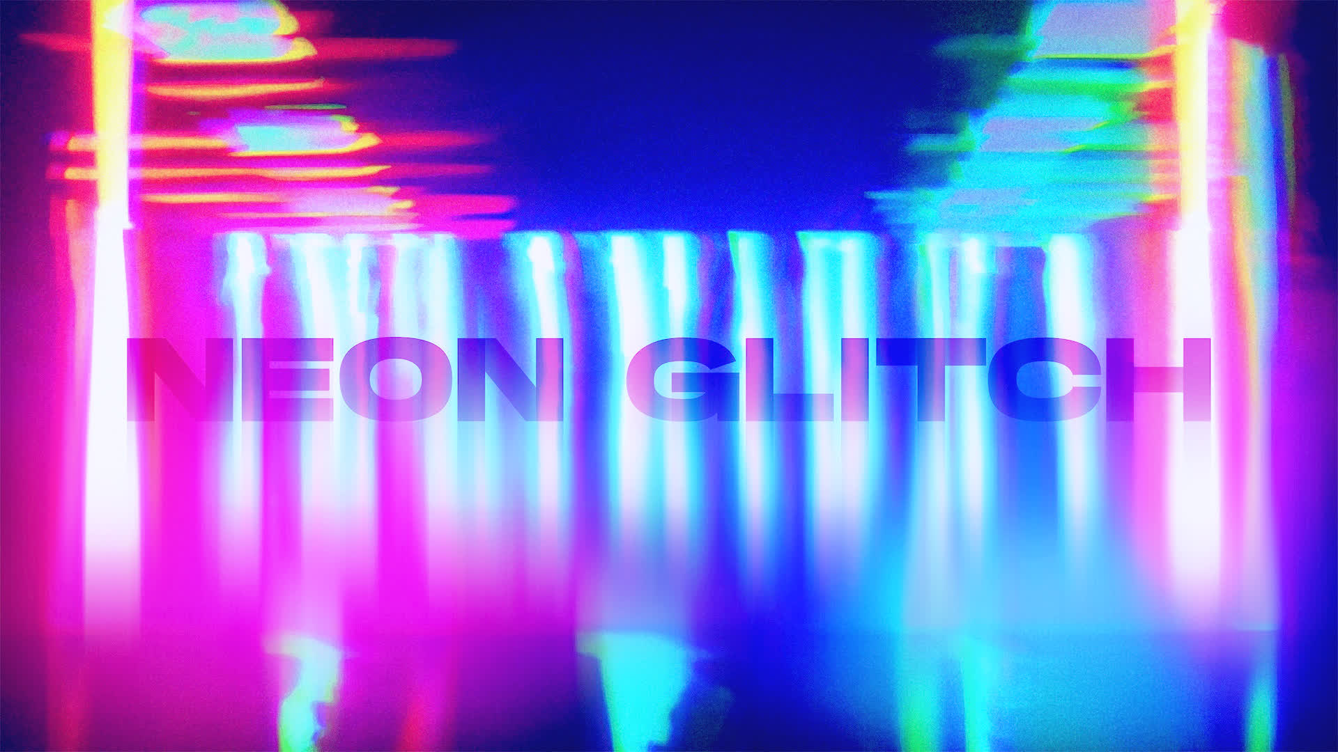 Neon Glitch Transitions
