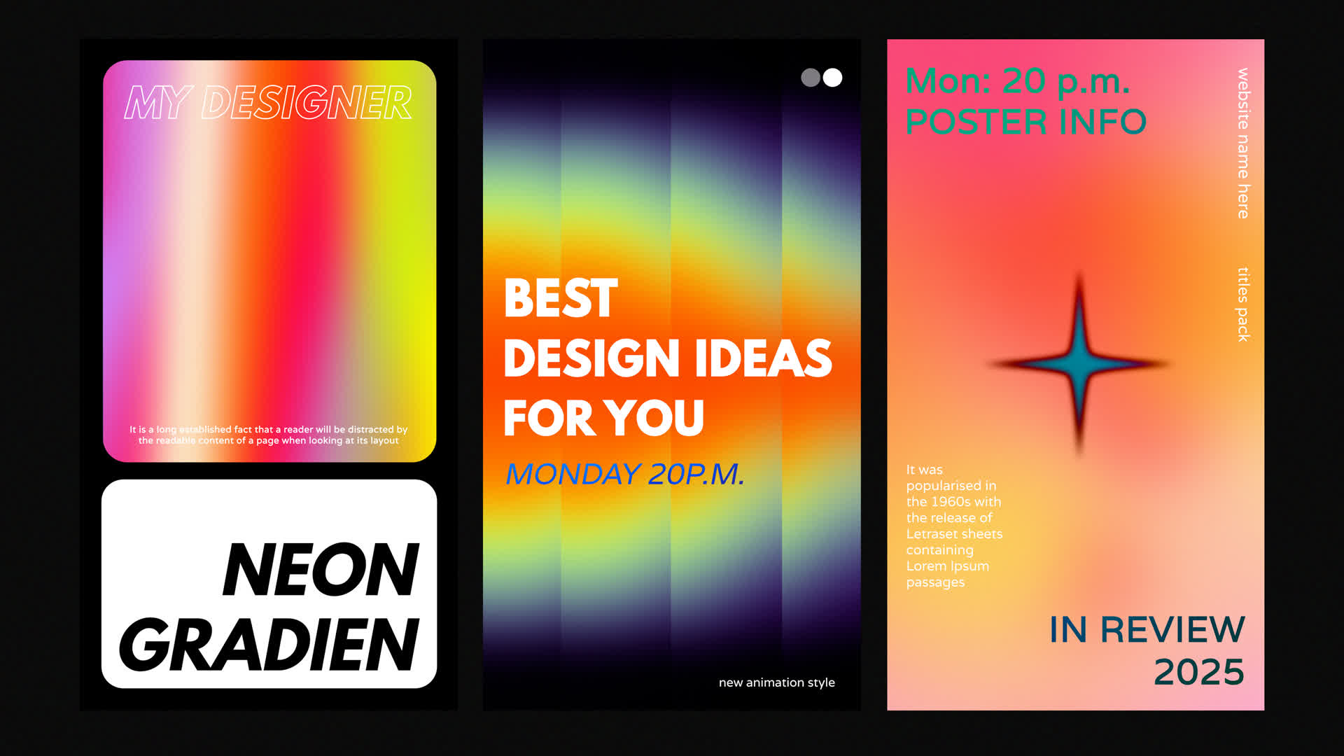 Neon Gradient Pack