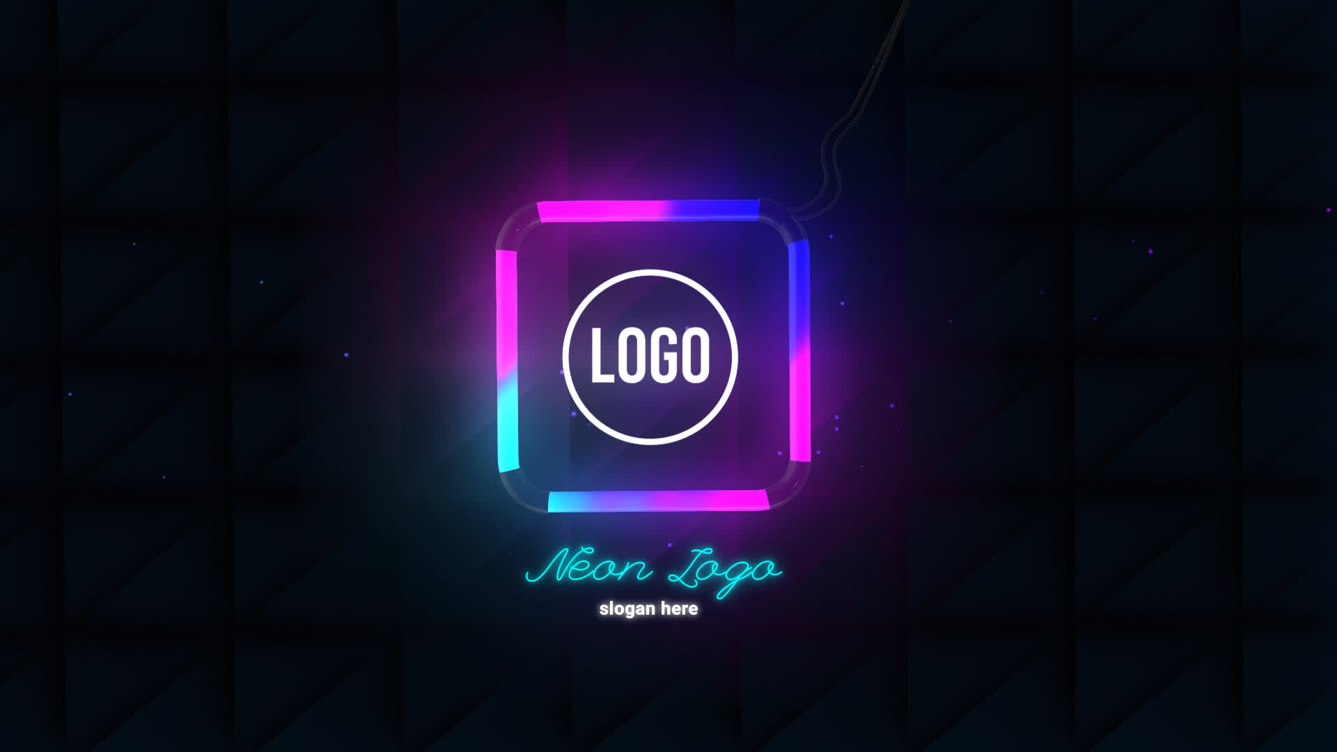 Neon Logo Reveal