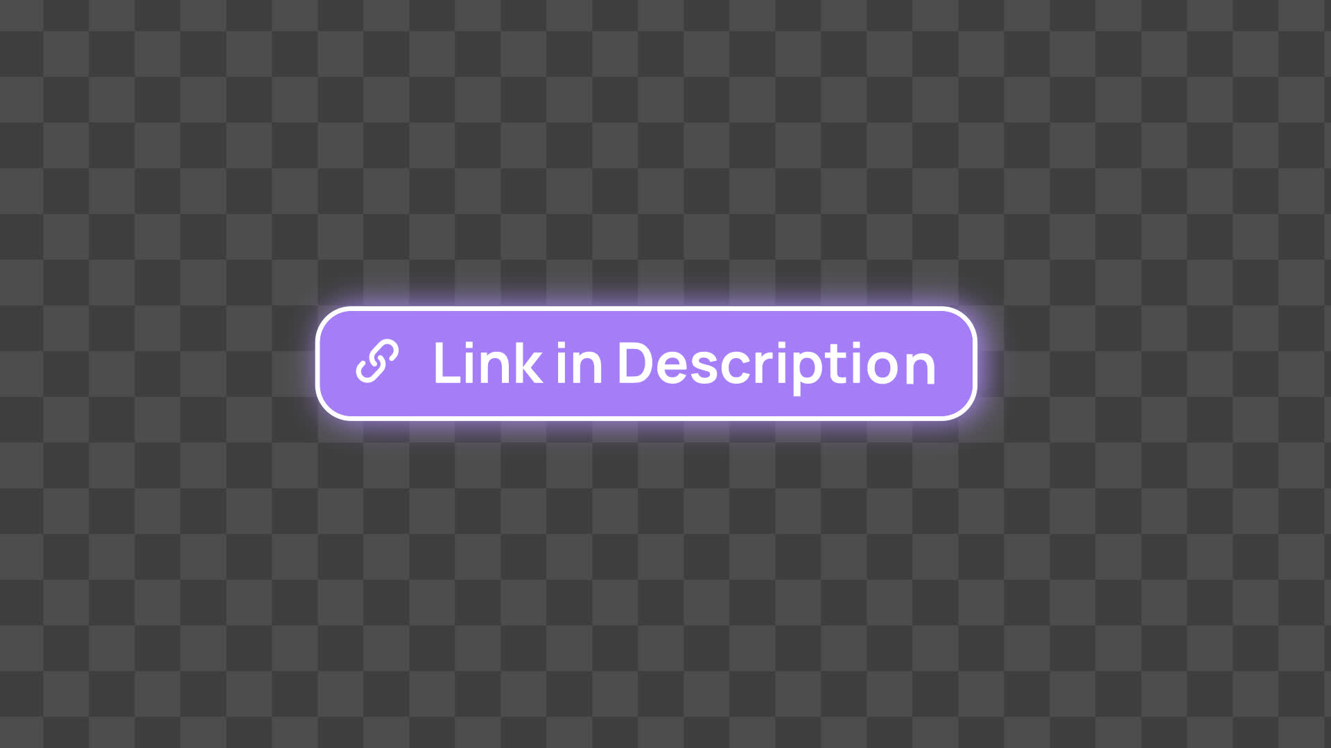 Neon Purple Link In Description Button