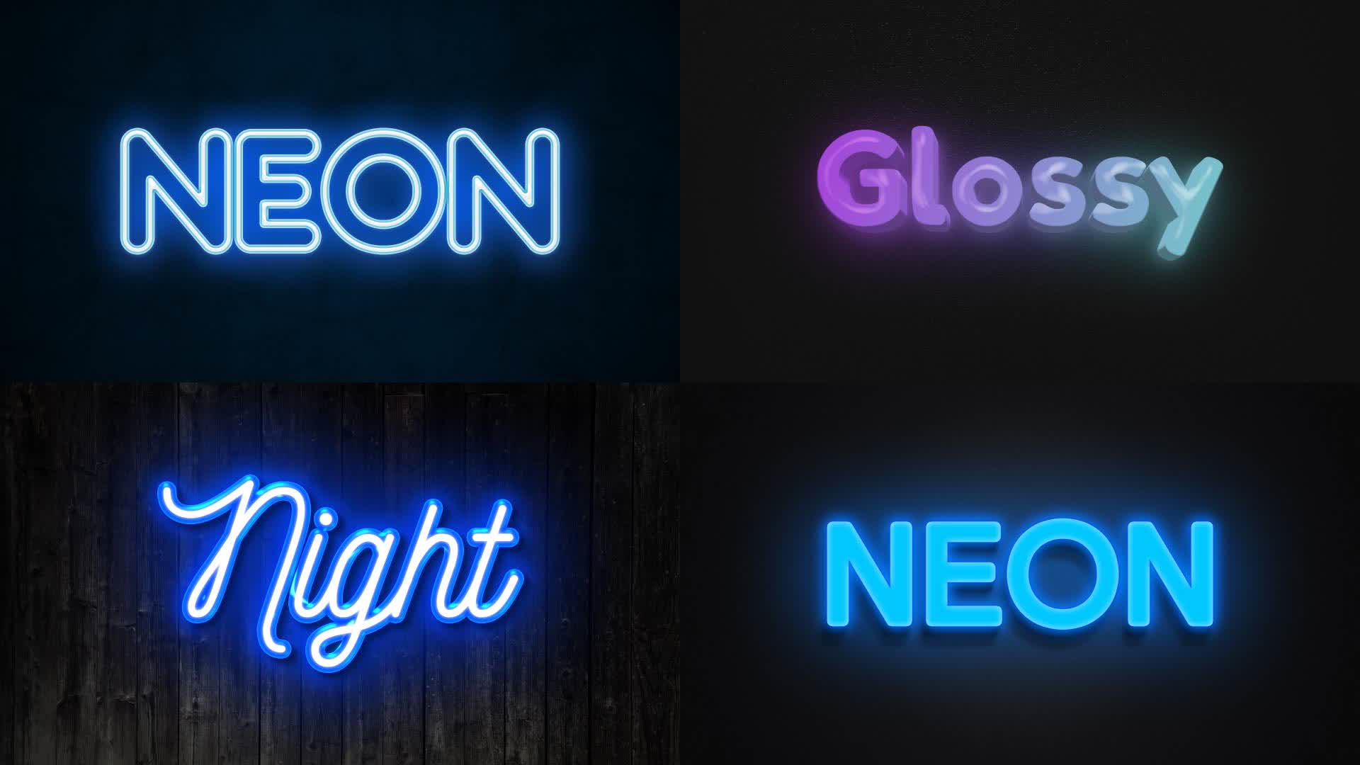 Neon Text Style