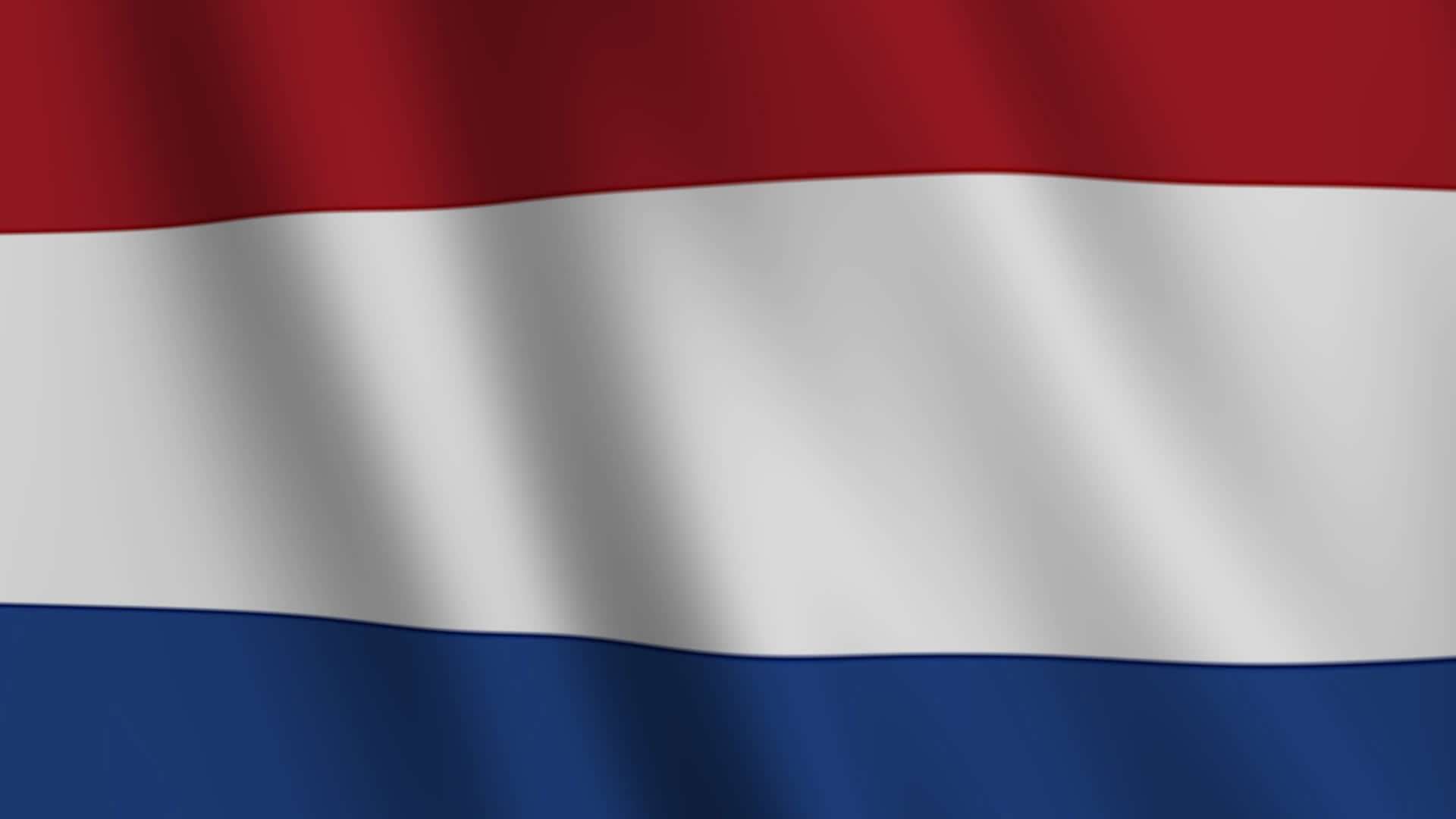 Netherlands Waving Flag Background