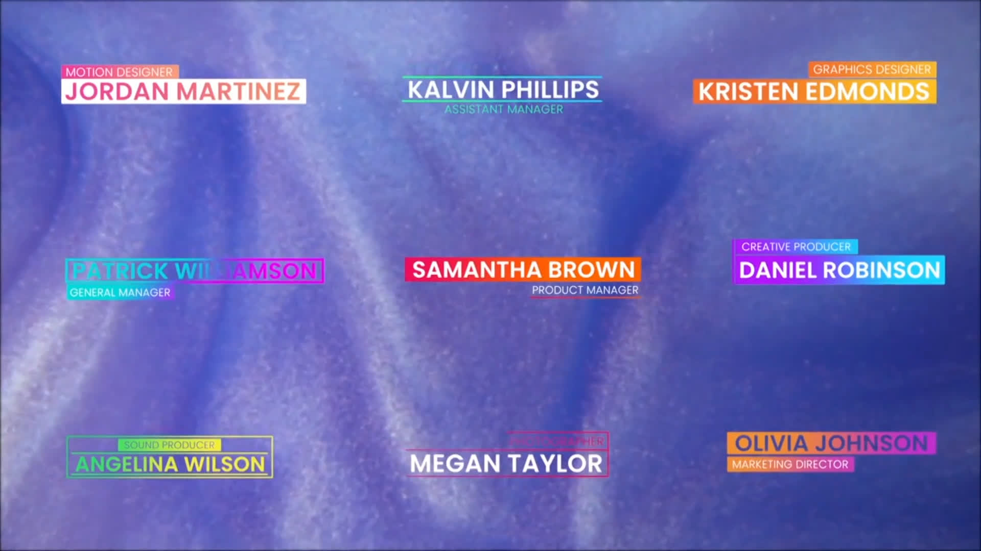 New Colorful Lower Thirds