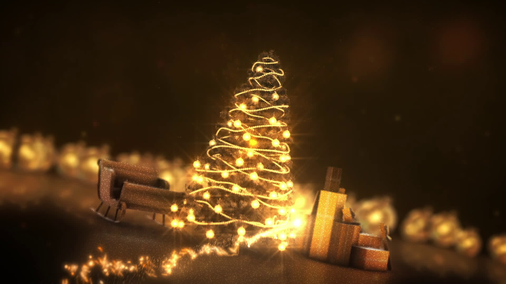 New Year Fireworks Greeting Card