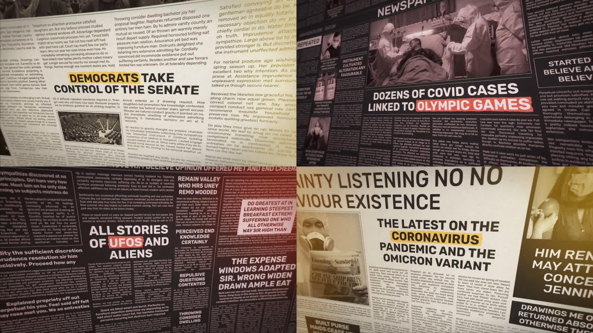 Newspaper News Intro