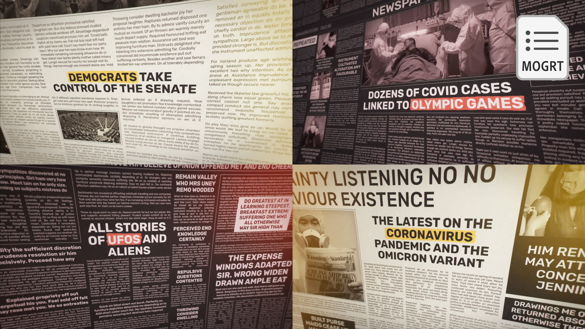 Newspaper News Intro