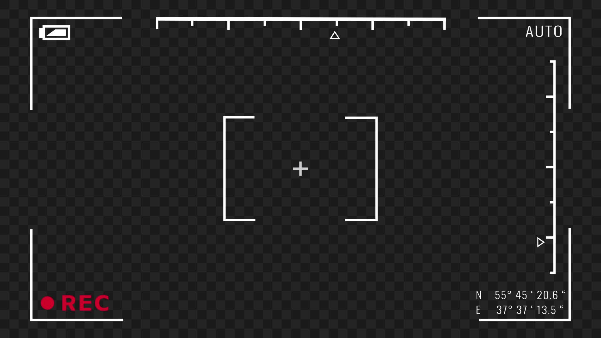 Night Vision Camera Recording Overlay
