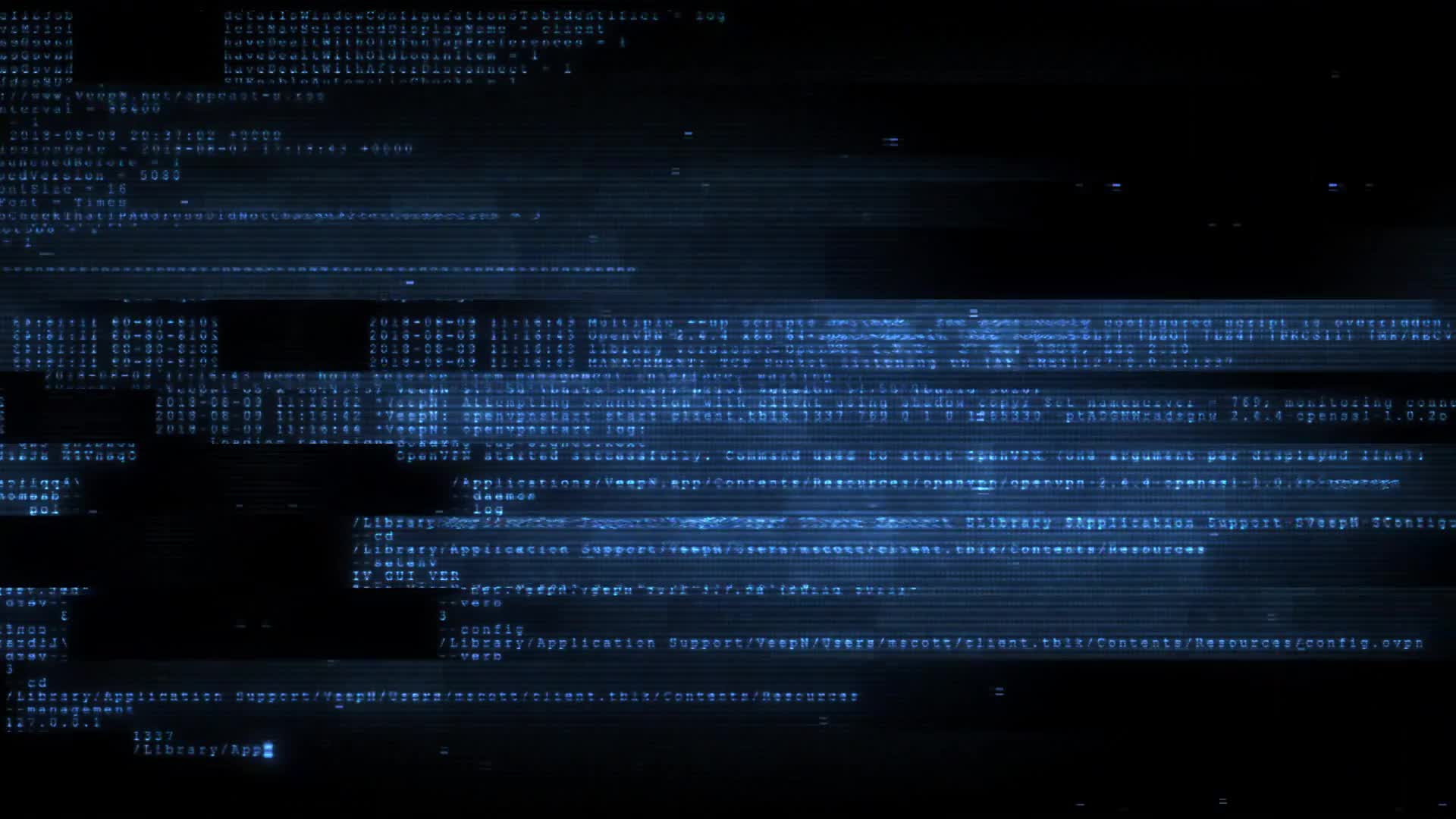 Noise And Glitch Interference Screen