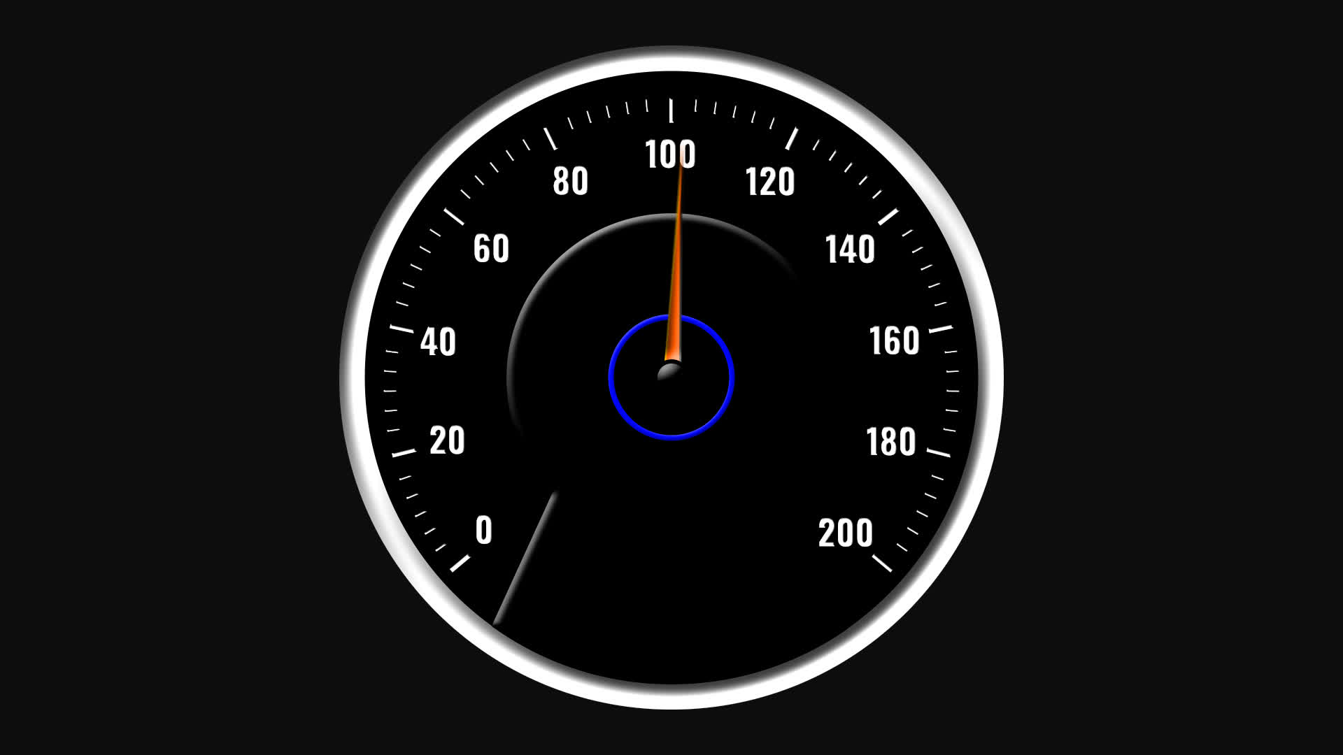 Nova Drive Circular Speedometer Gauge