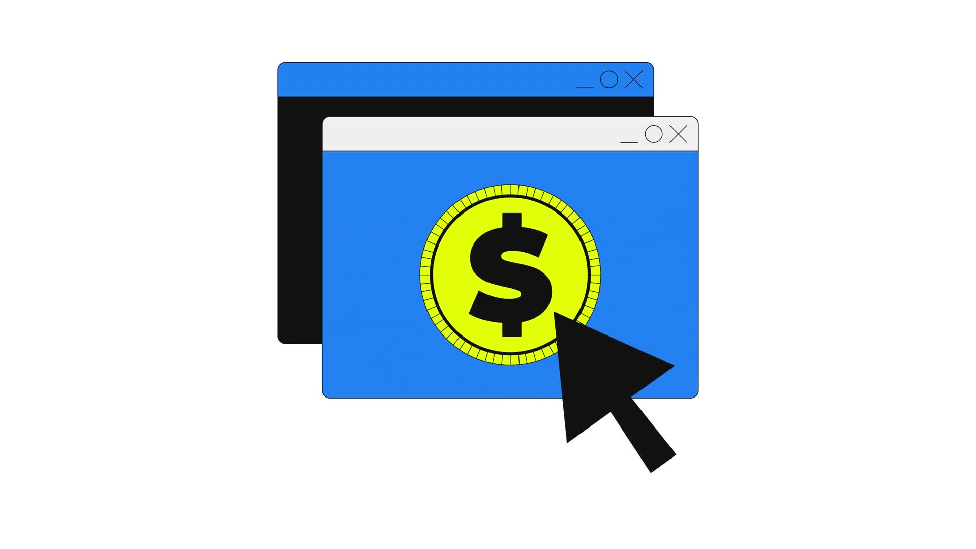 Online Payment Click With Dollar