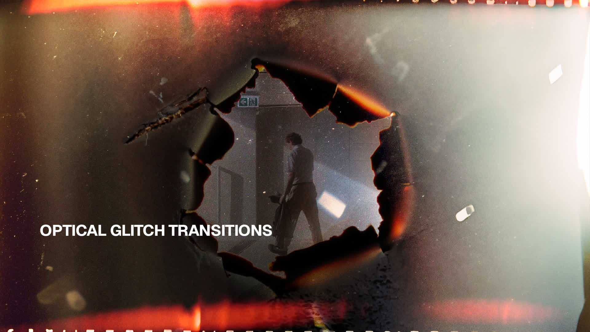 Optical Glitch Transitions