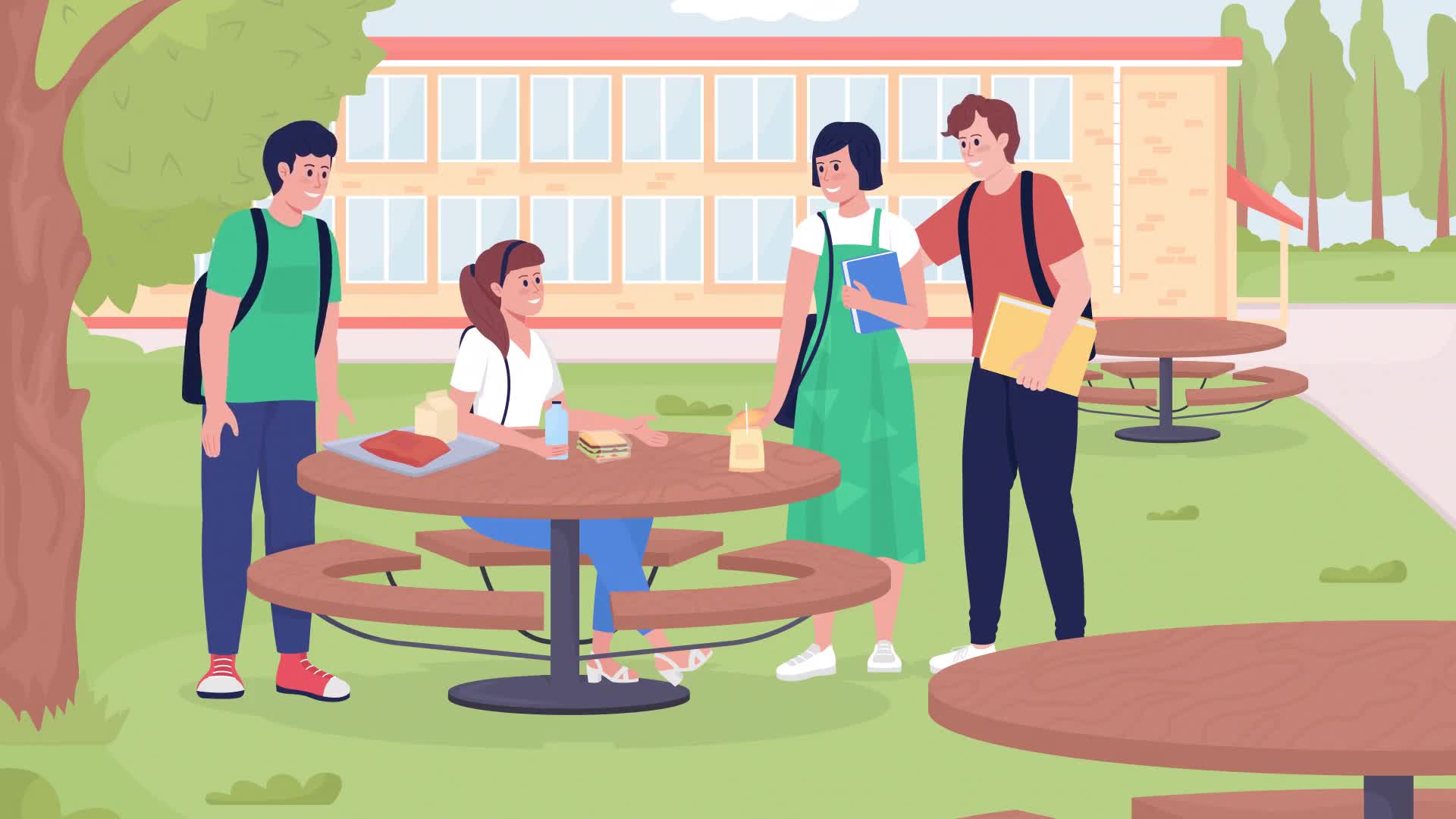 Outdoor Lunch Area