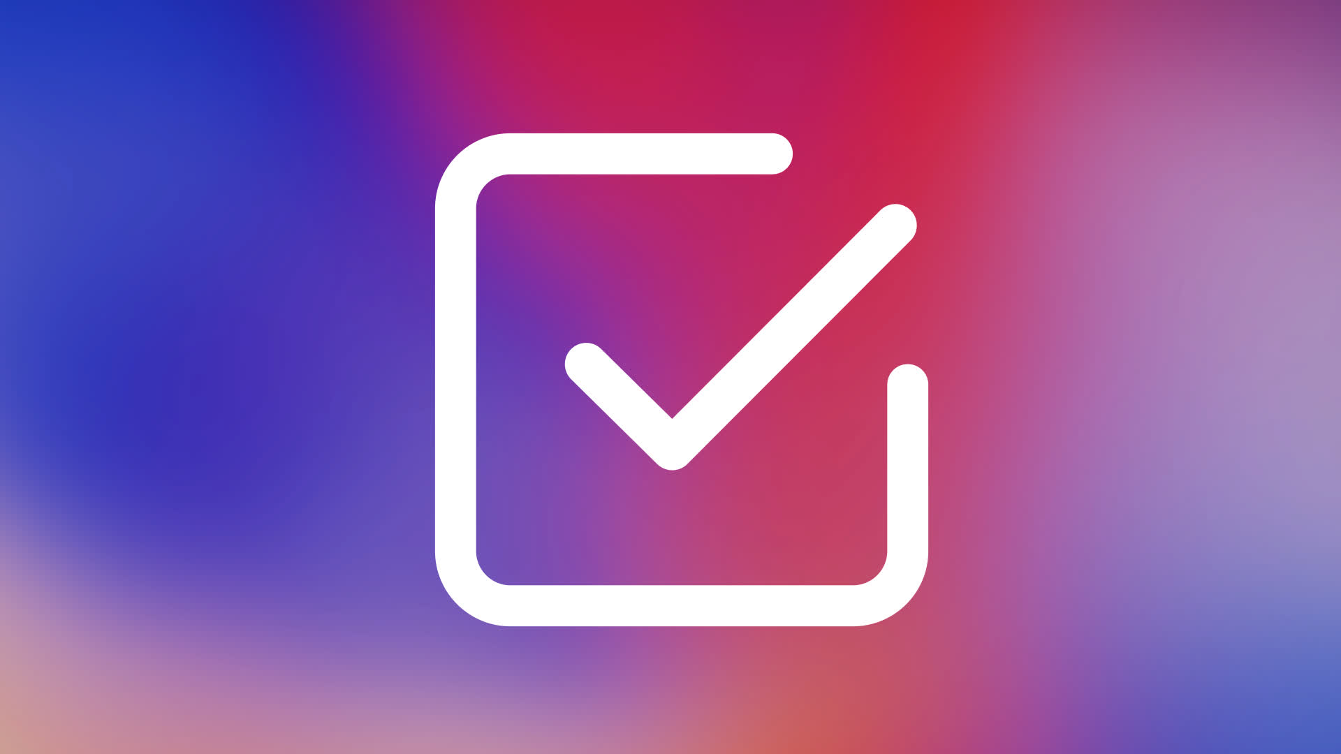 Outline Checkmark Square Icon