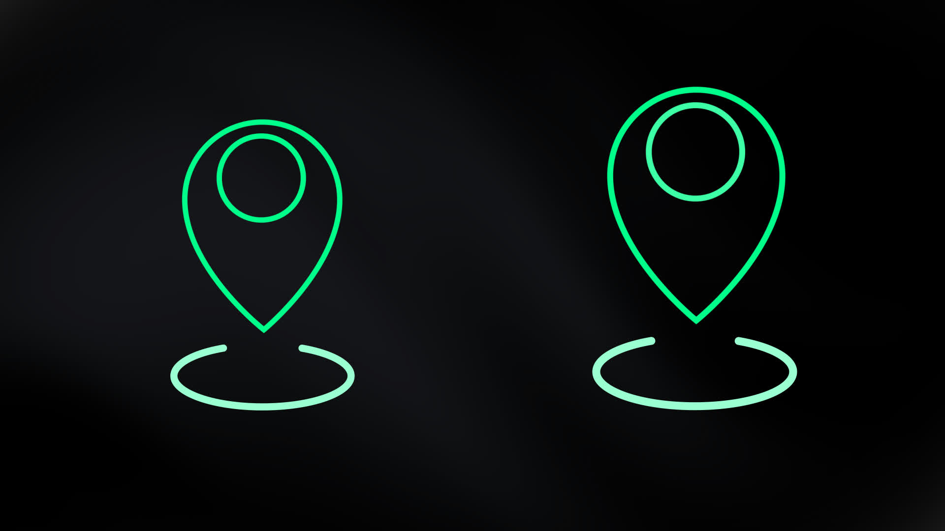 Outline Pinpoint Location Map Icon