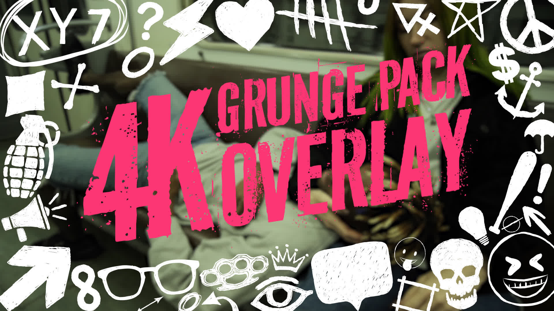 Pack Of 107 Grunge Icons