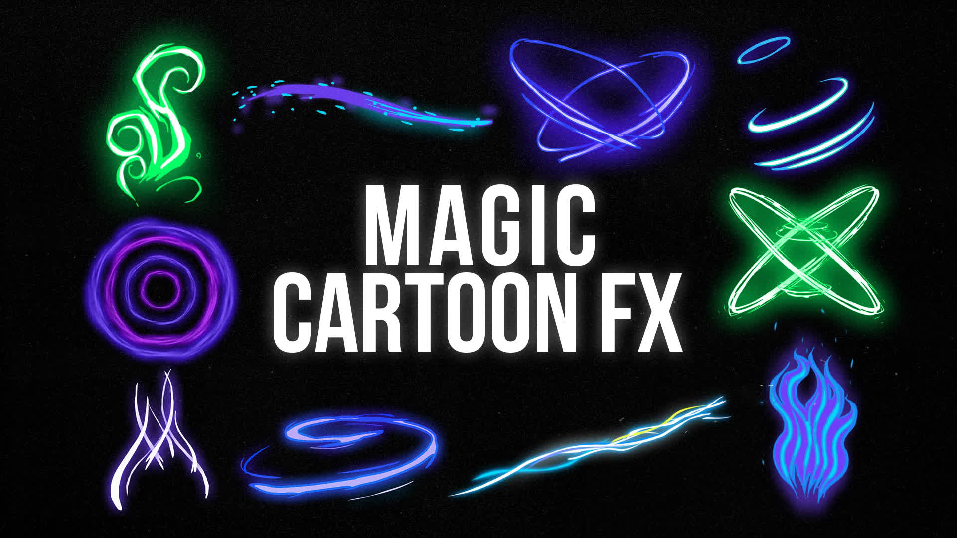 Pack Of 10 Cartoon Magics On Alpha