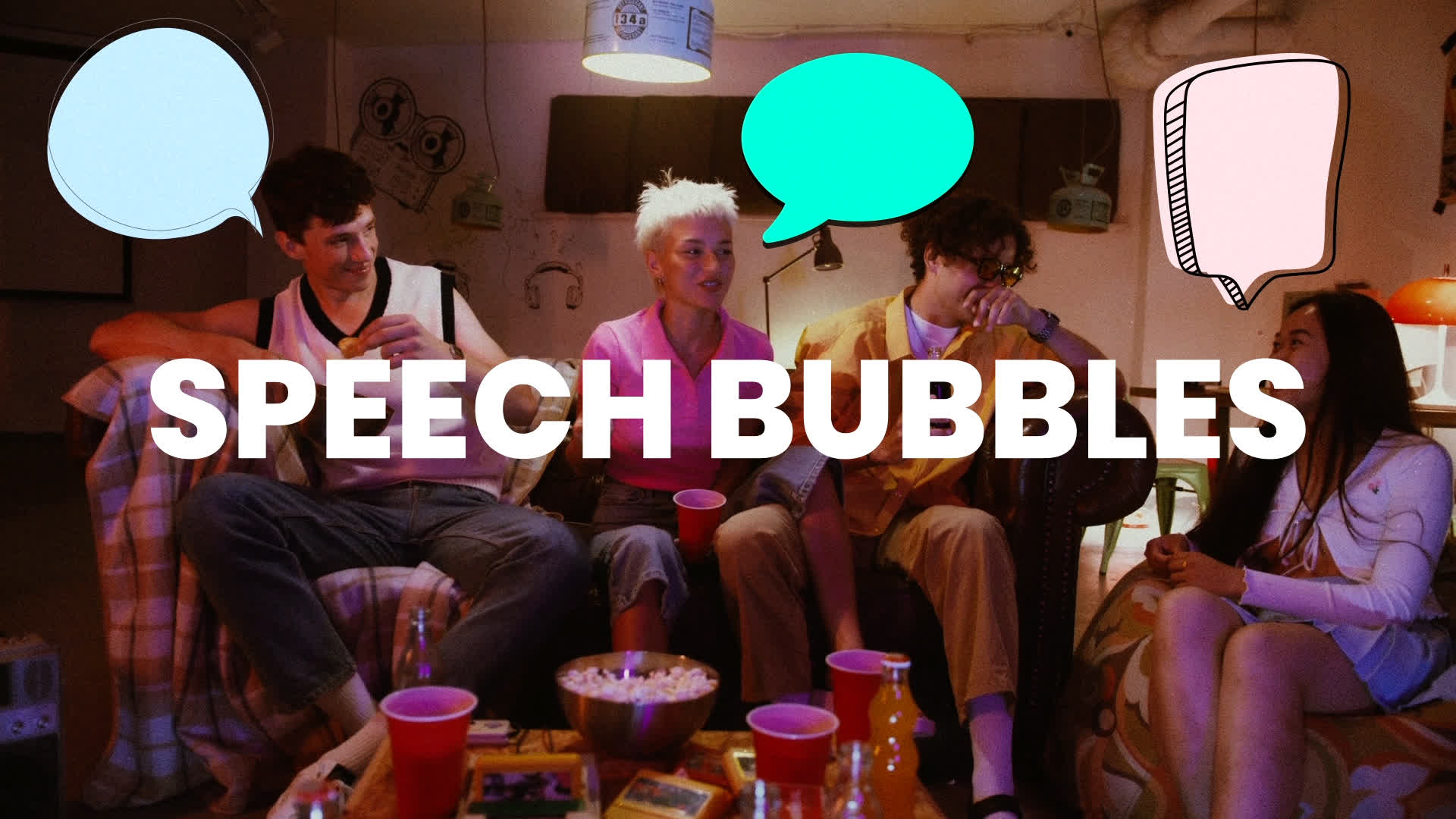 Pack Of 10 Cartoon Speech Bubbles